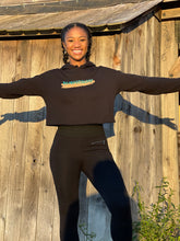Load image into Gallery viewer, "Eclipse" Crop Hoodie